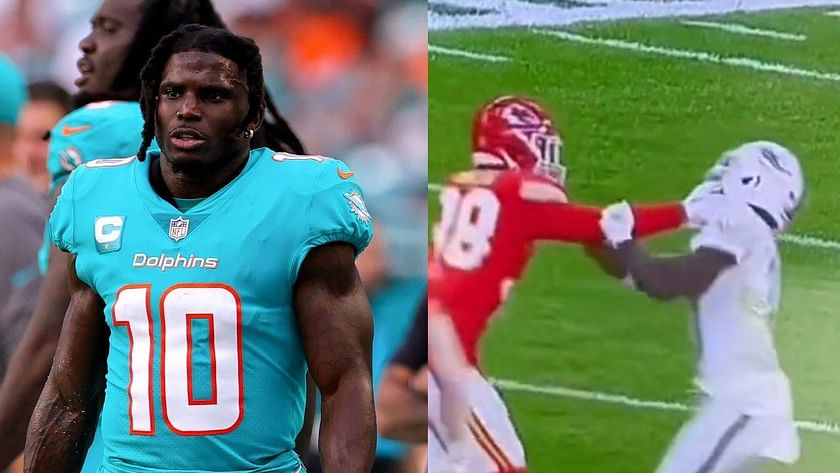 Dolphins' Tyreek Hill won't wear sleeves as Miami-Kansas City