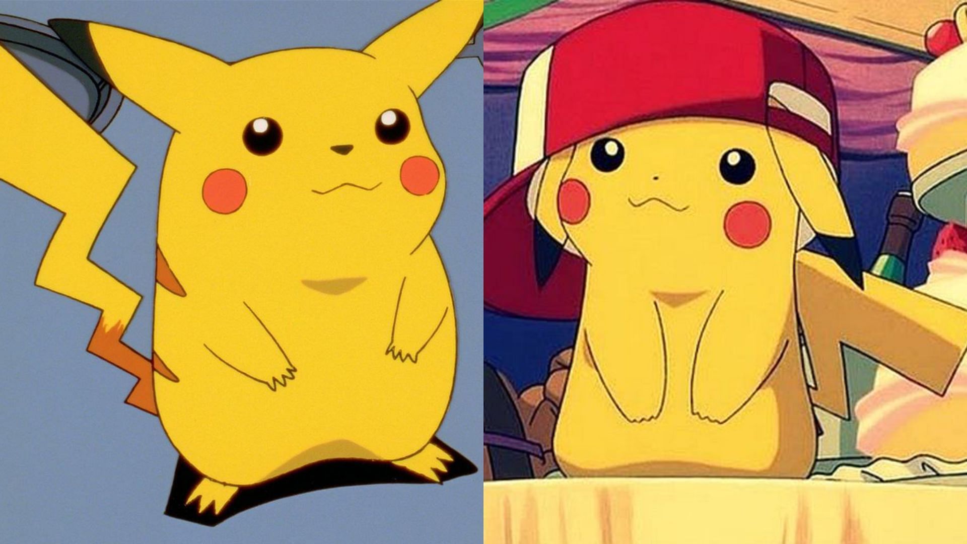 Pikachu&#039;s transformation over time (Image via The Pokemon Company)