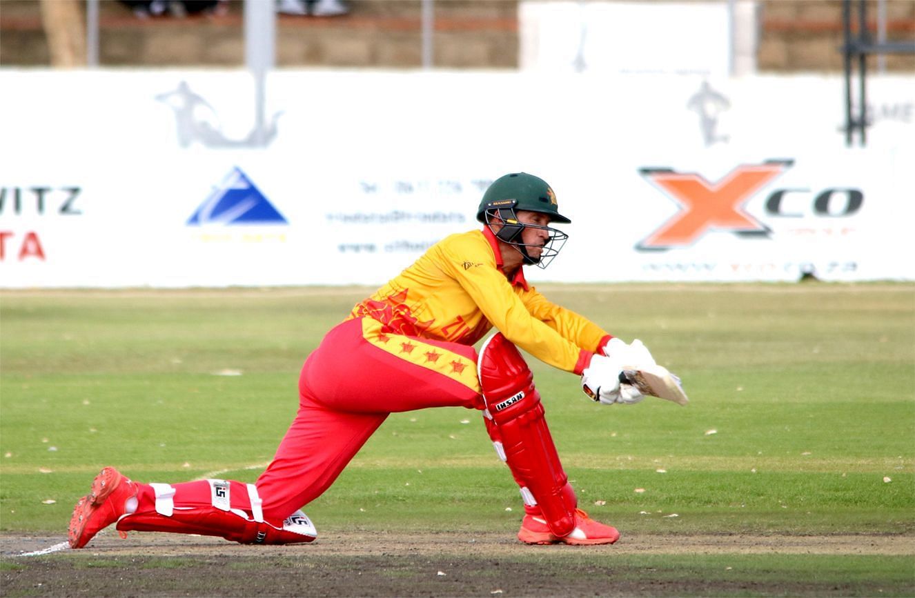 Sean Williams in action. (Photo Credits: Zimbabwe Cricket)