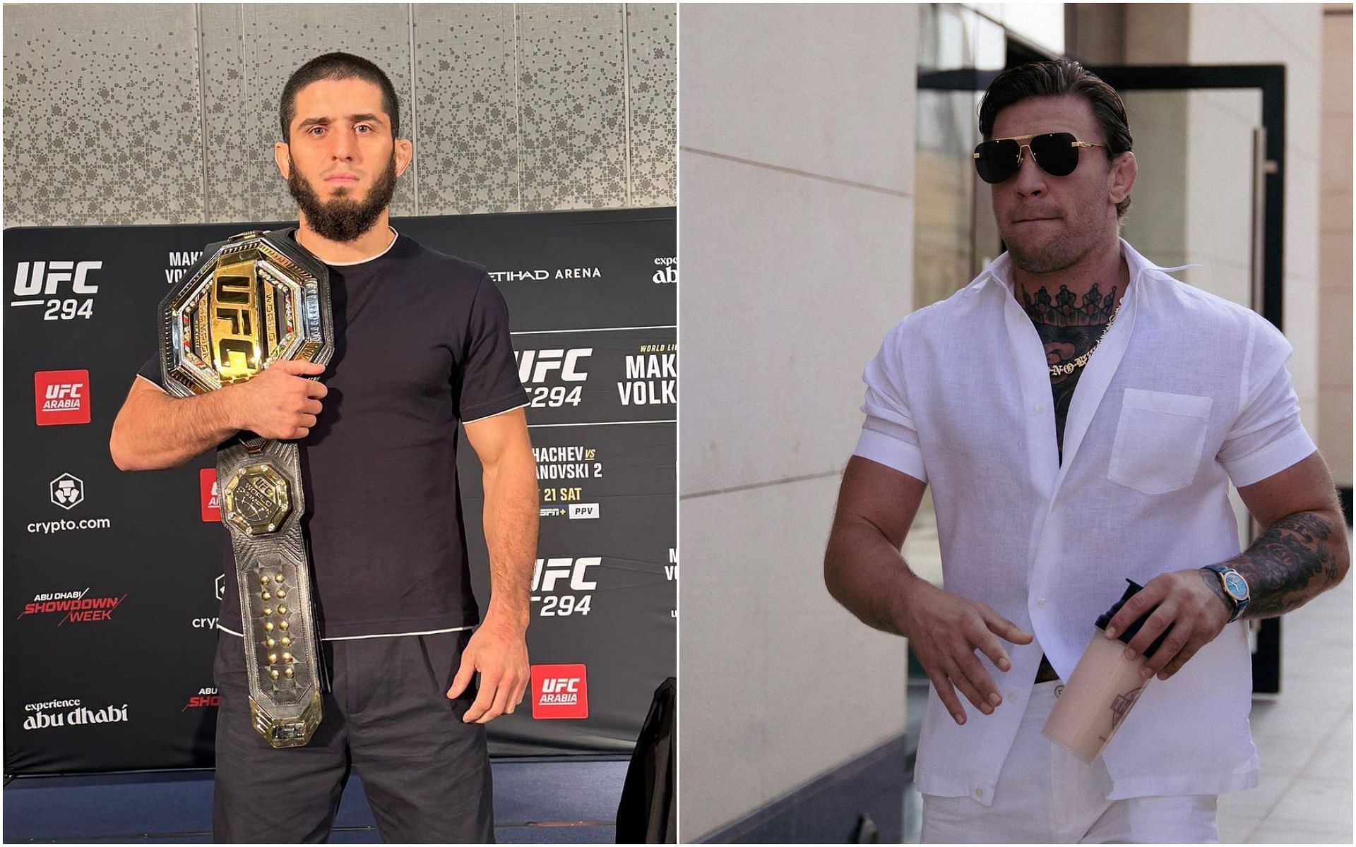 Islam Makhachev and Conor McGregor