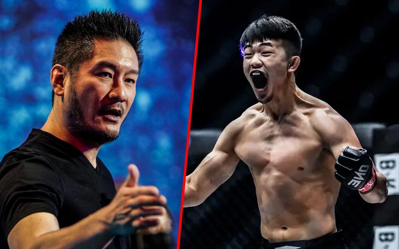 ONE Chairman and CEO Chatri Sityodtong (L) said the rankings in the lightweight division currently ruled by champion Christian Lee (R) needed some reshuffling. -- Photo by ONE Championship