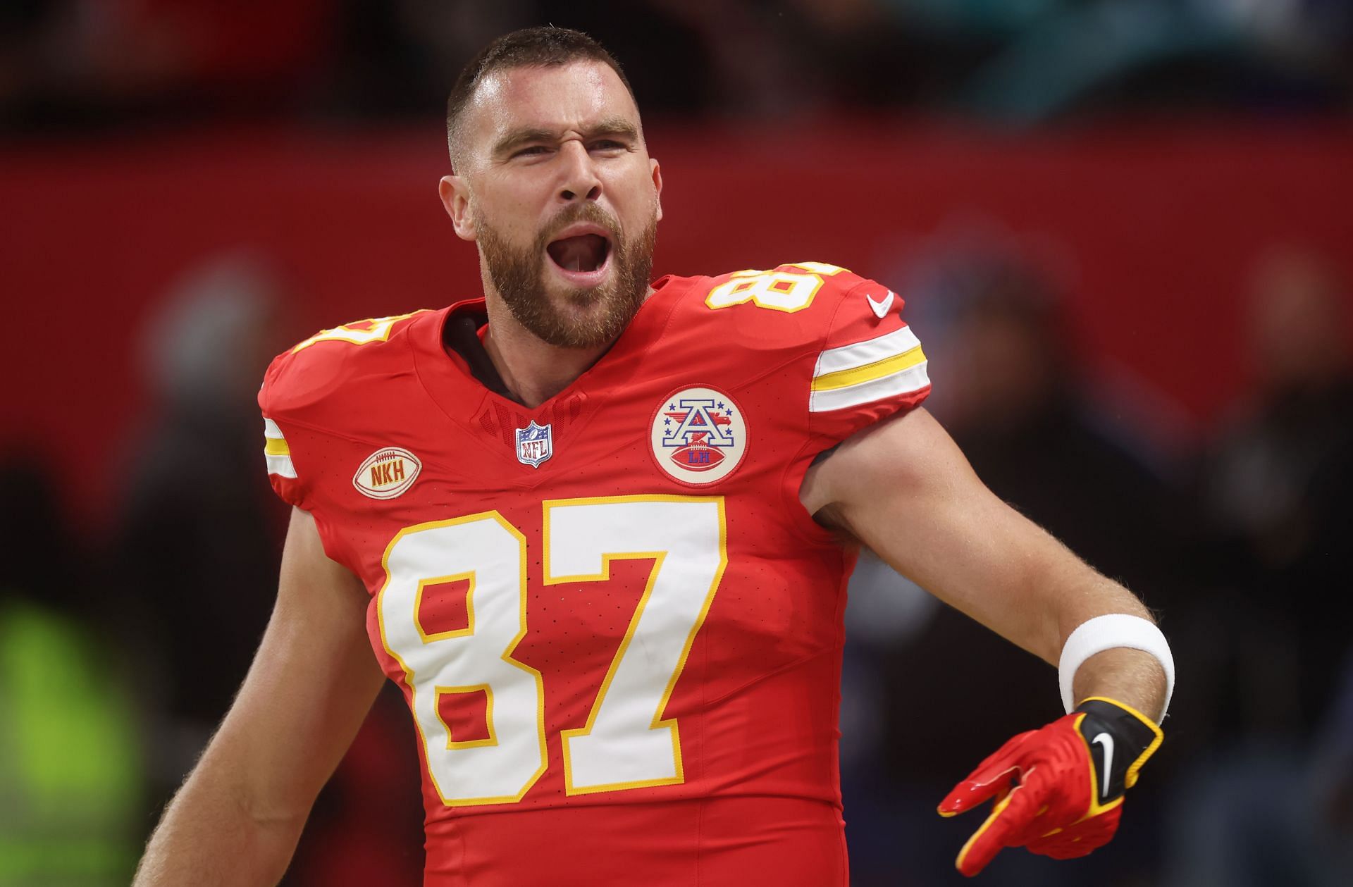 Travis Kelce at Miami Dolphins vs. Kansas City Chiefs