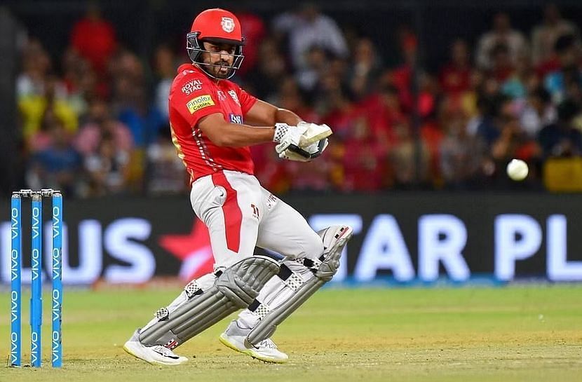 Karun Nair in action for Punjab Kings