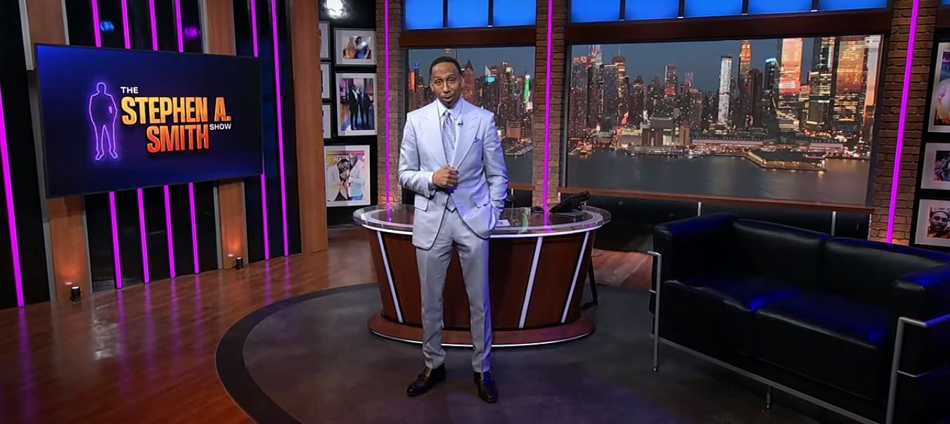 Stephen A. Smith boast his new studio for his YouTube channel