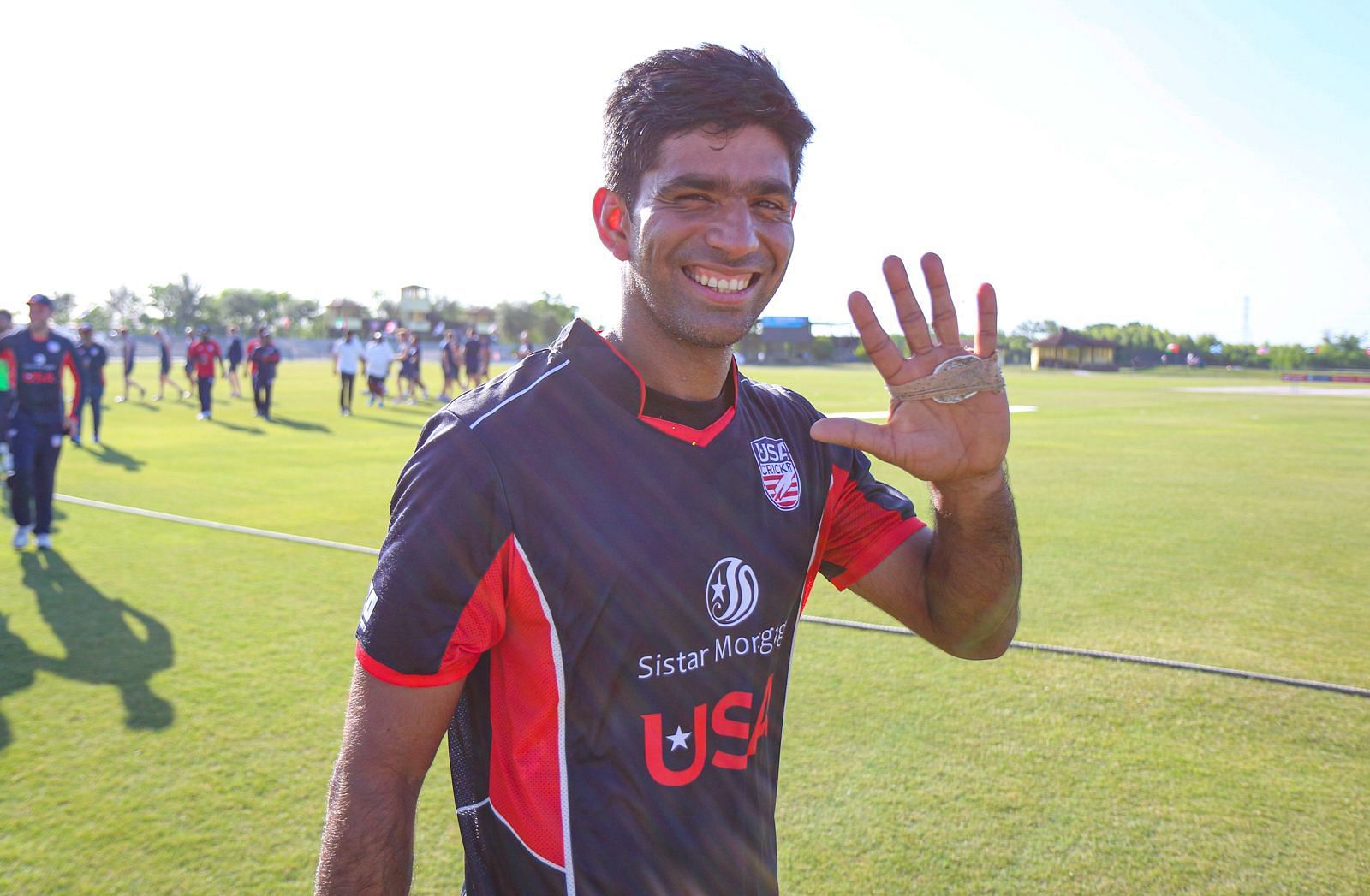 Saurabh Netravalkar of the USA. (Image Credits: USA Cricket)