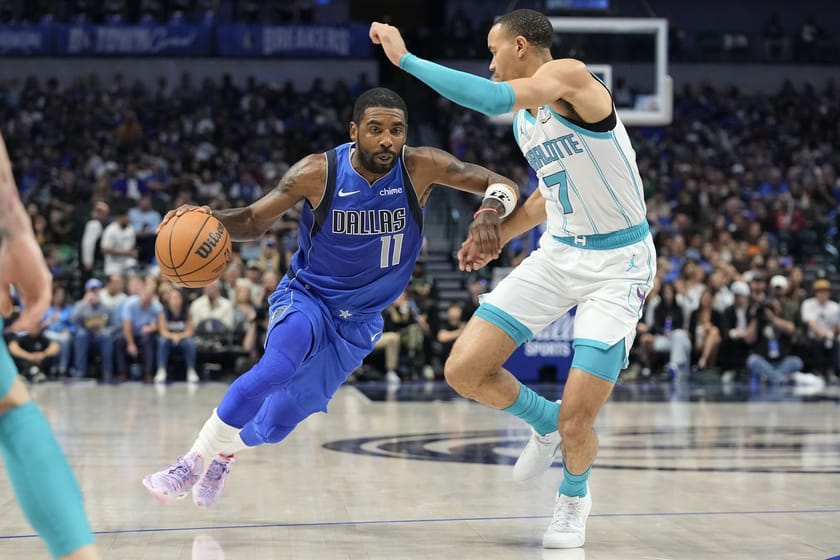 How has Kyrie Irving performed in last 5 games? Looking at Mavericks