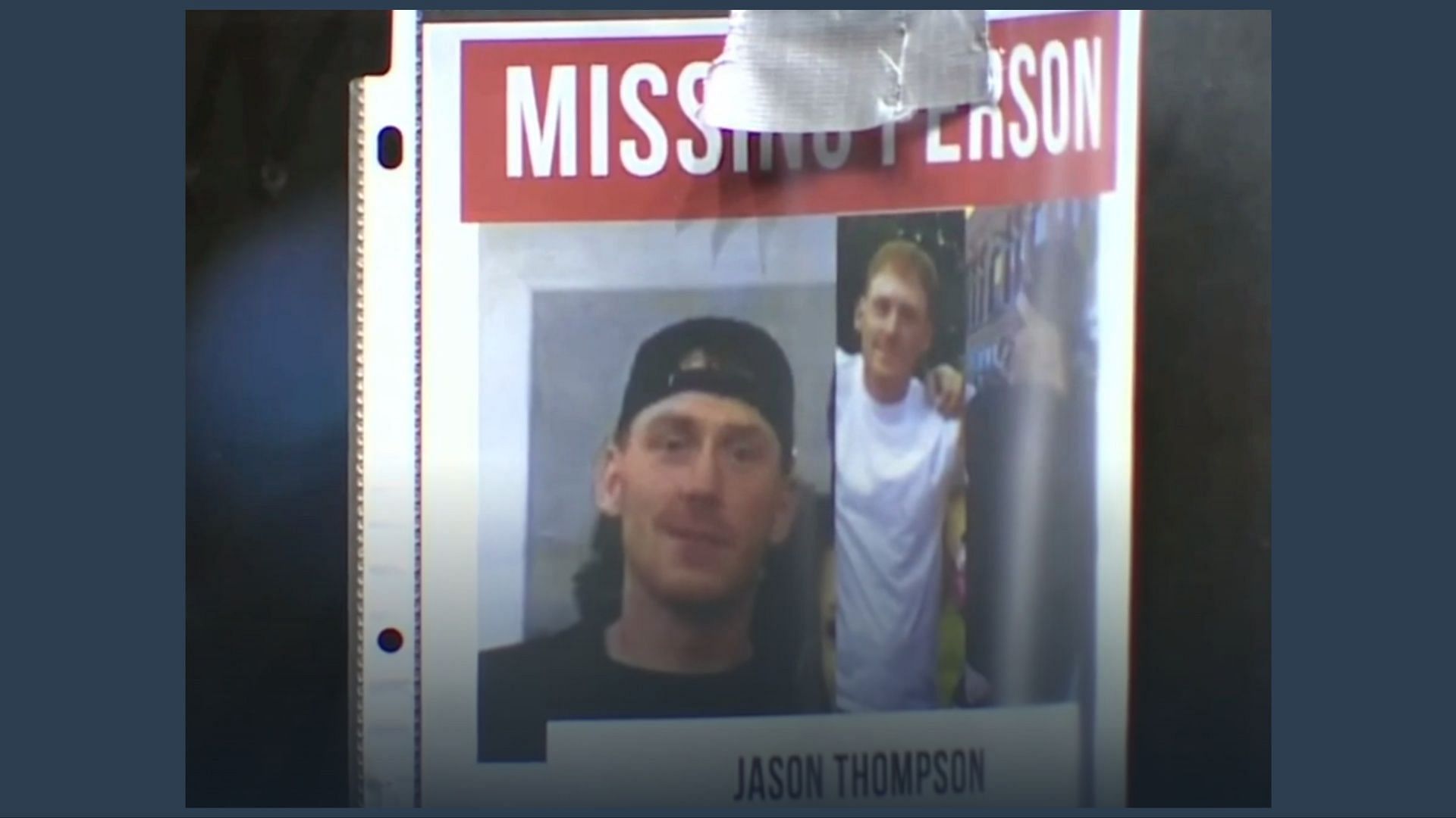 A missing poster for Jason Anthony Thompson (Image via ABC 7)