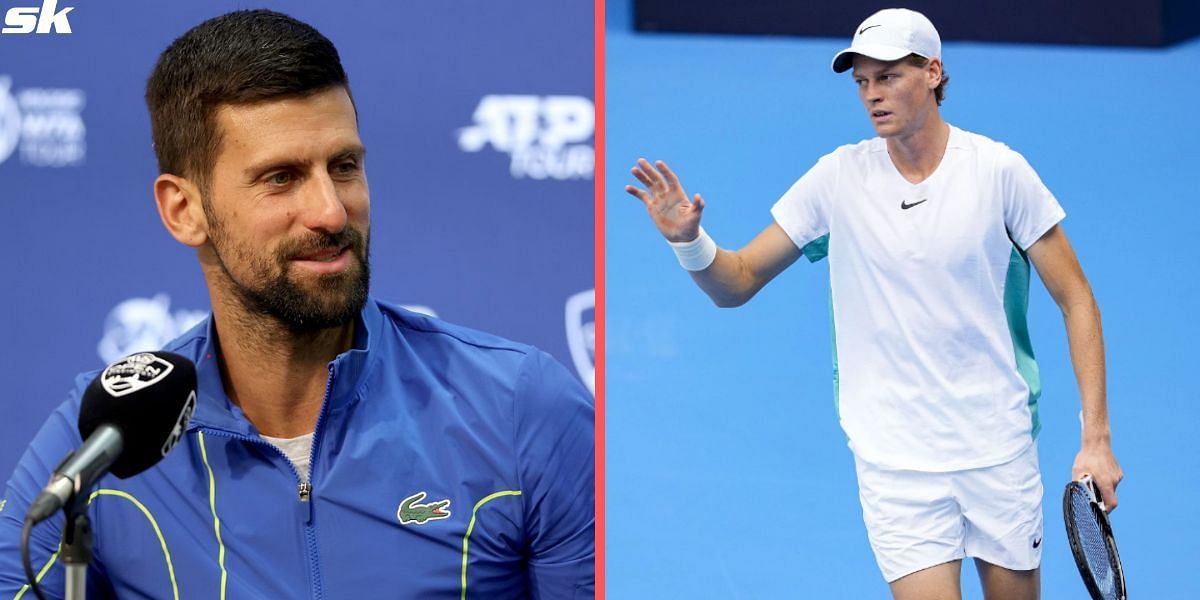 Novak Djokovic said that he would not support Jannik Sinner
