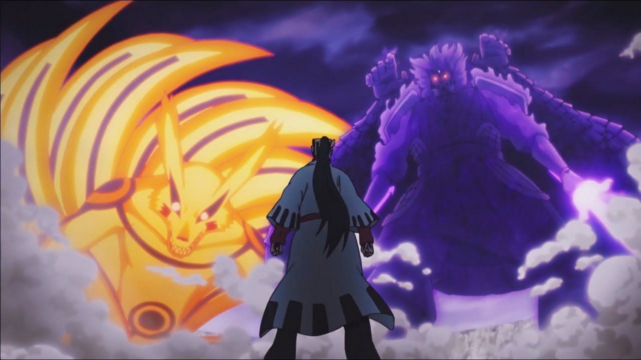 Naruto and Sasuke vs Jigen(image via Studio Pierrot)