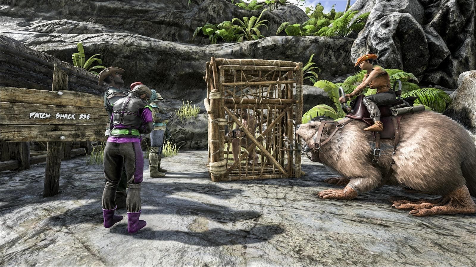 official spotlight of the casteroides creature in Ark Survival Ascended