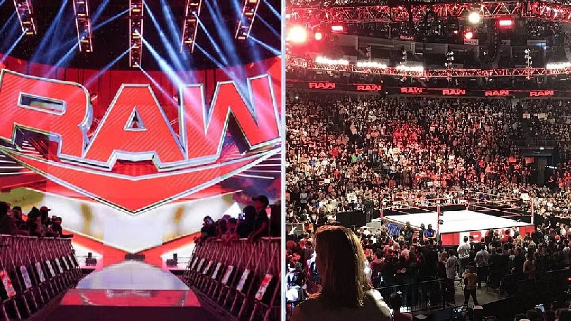WWE stage and arena