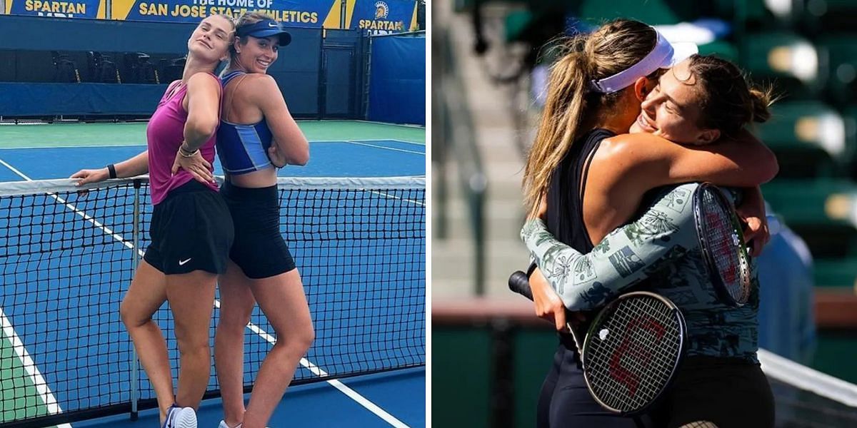 Aryna Sabalenka and Paula Badosa