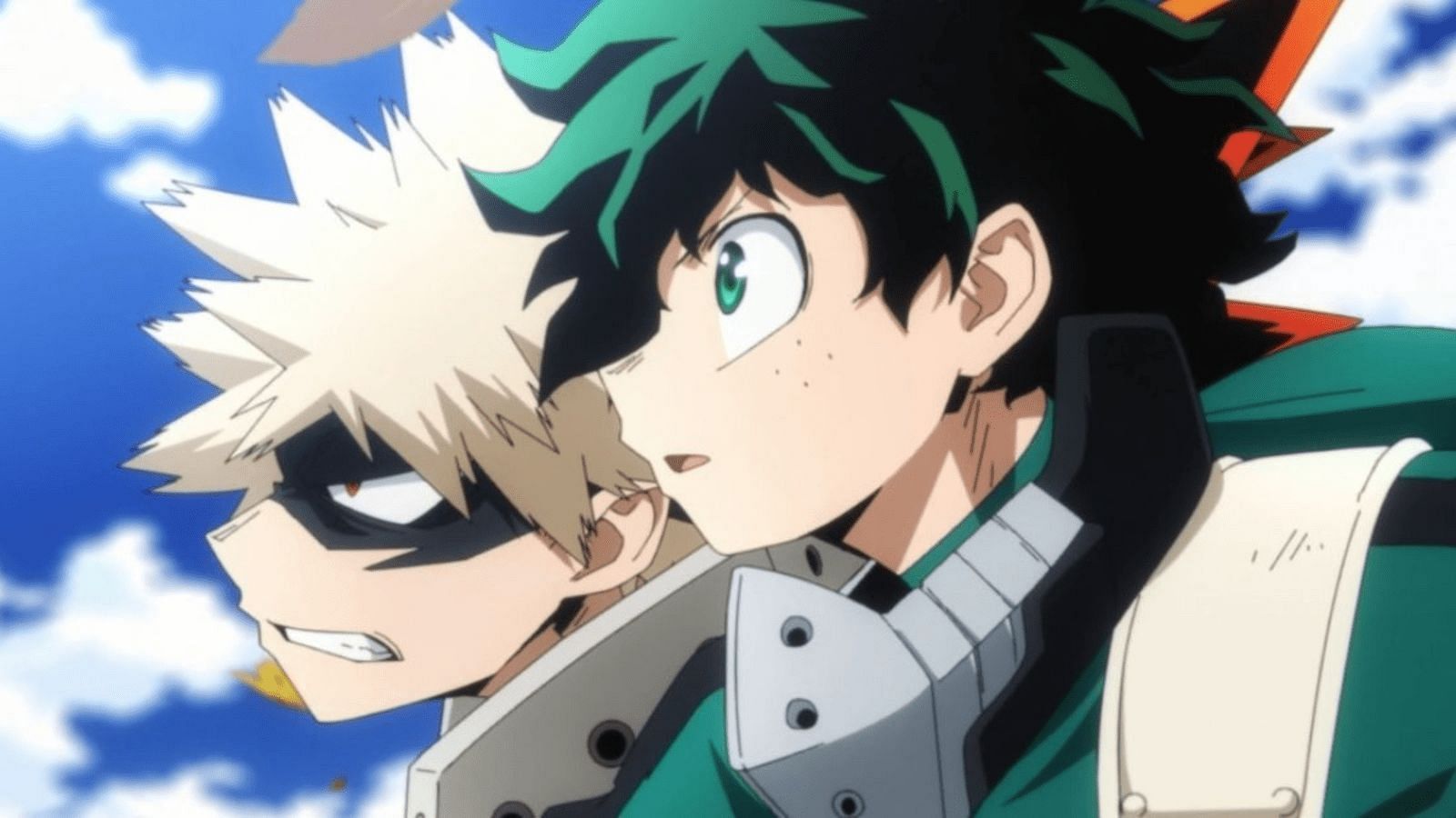 Bakugo and Midoriya as seen in  My Hero Academia(image via Studio Bones)