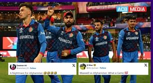 "Maxwell vs Afghanistan" - Fans react to Afghanistan's three-wicket loss vs Australia in 2023 World Cup
