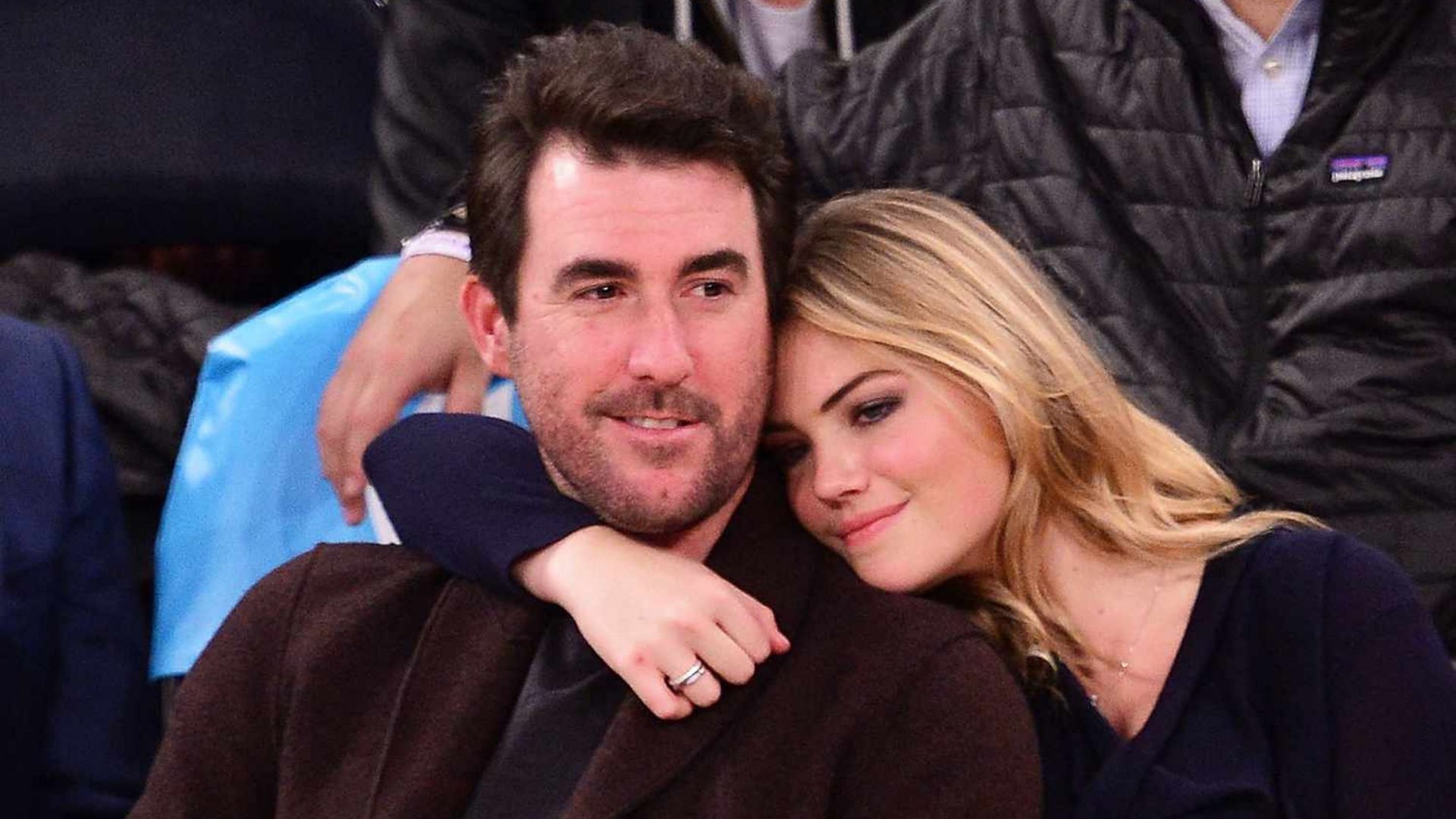 Justin Verlander (L) and Kate Upton