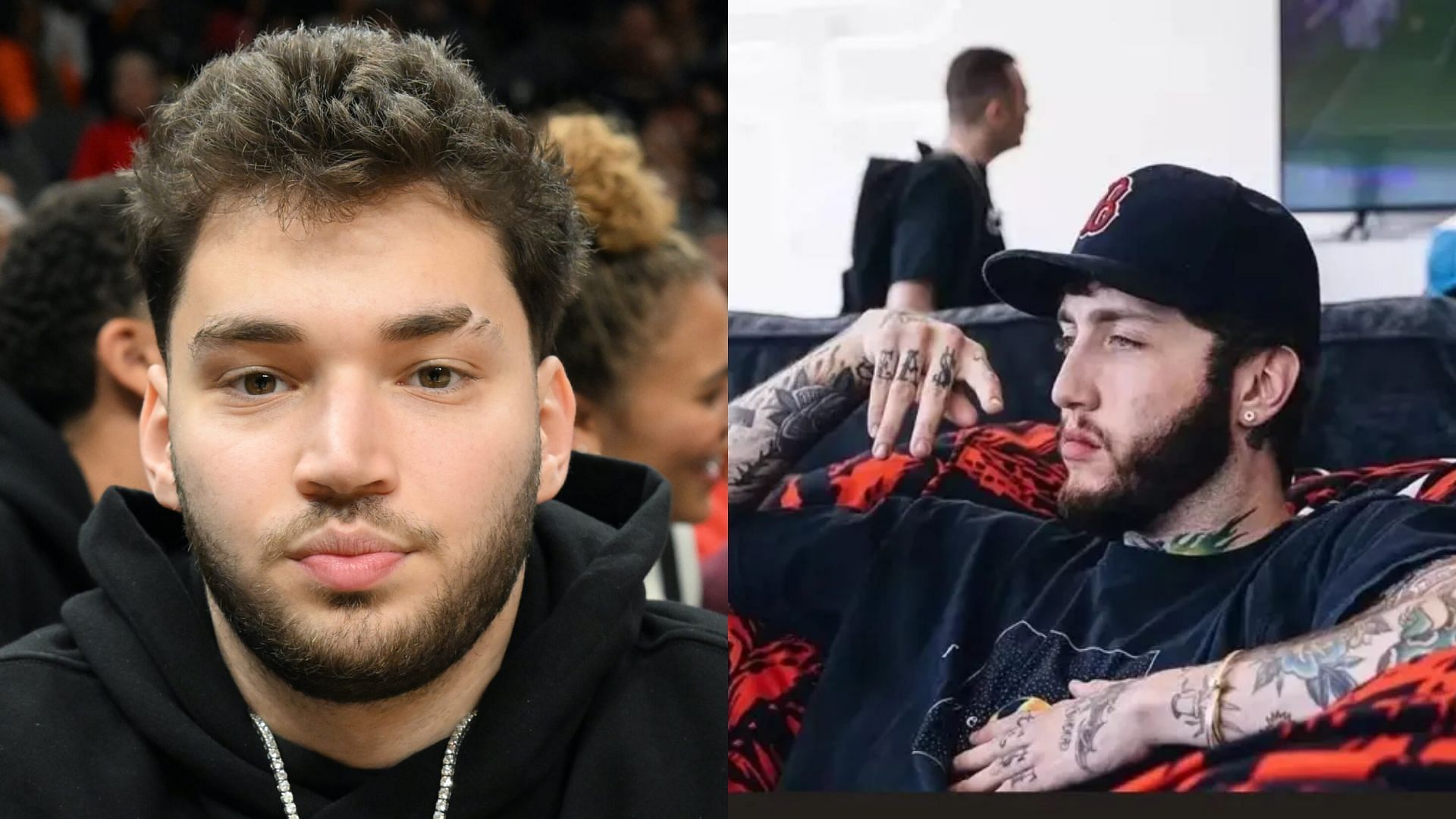 FaZe Banks asks Adin Ross to stop gambling stream after Kick streamer loses millions on camera(Image via FaZe Clan, Rolling Stones)