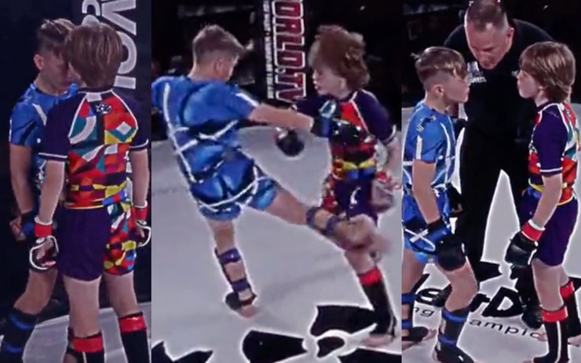 Junior MMA fighters compete at Meltdown Fighting Championship. [via X @rpsnMMA]