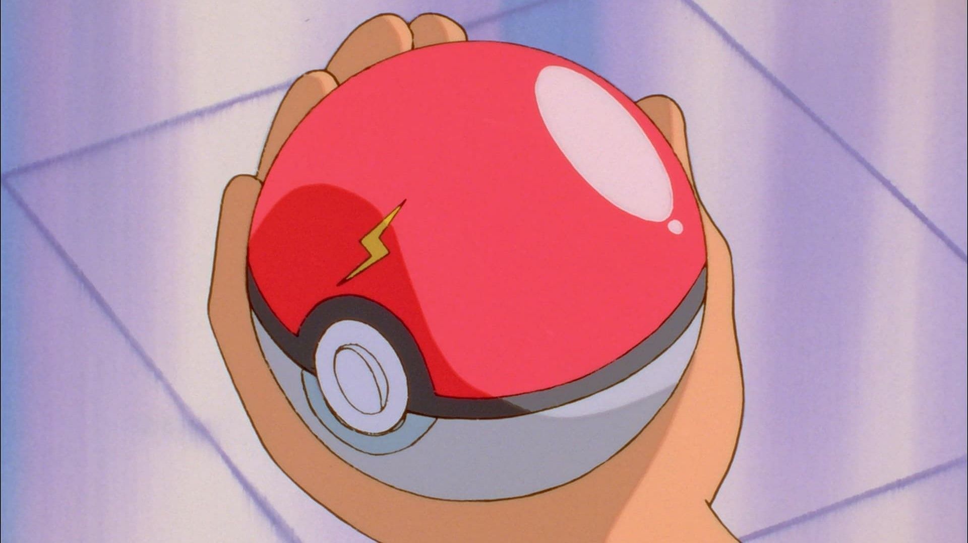 Pikachu's lightning bolt Pokeball (Image via The Pokemon Company)