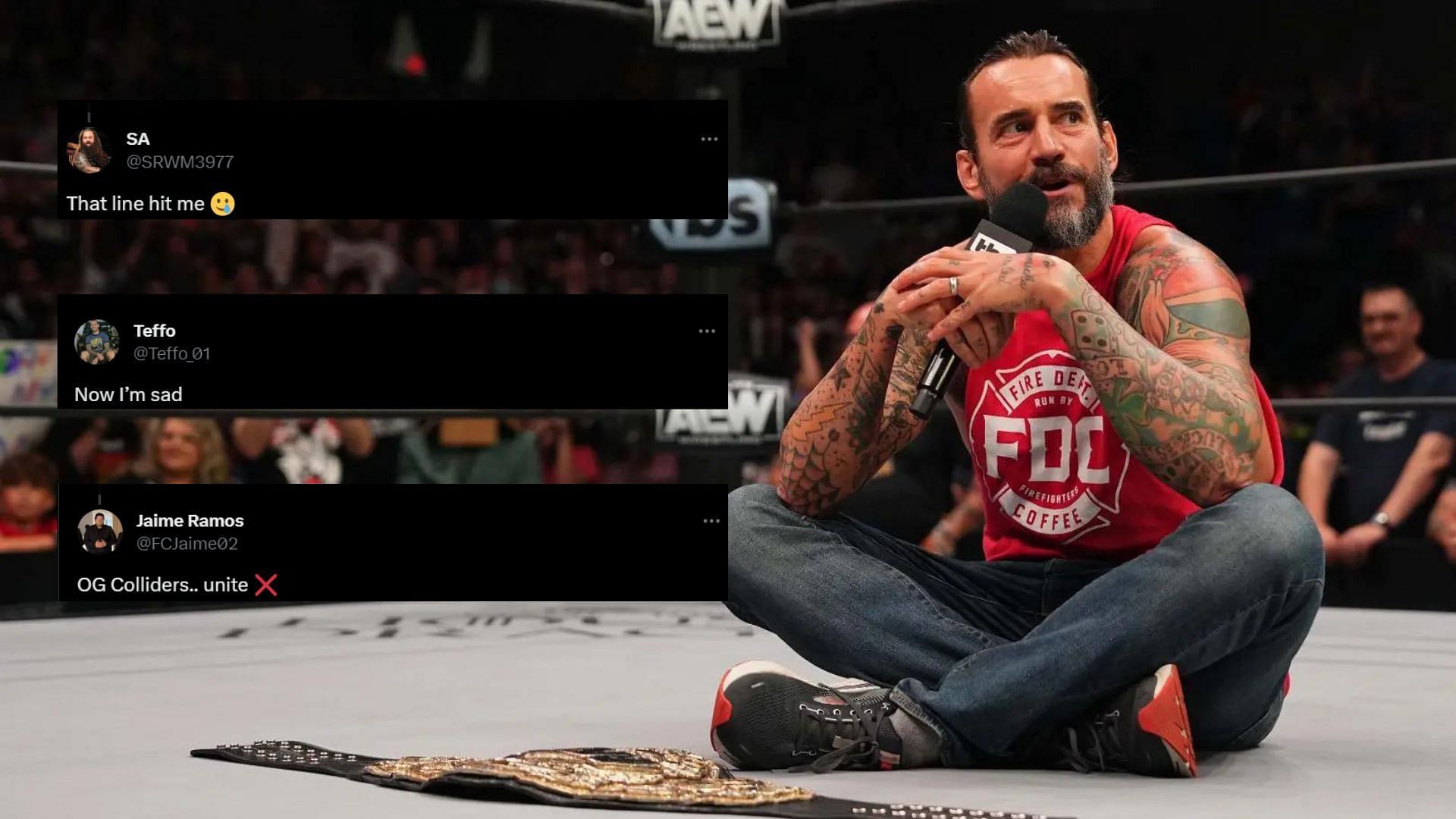 CM Punk is a former AEW World Champion who was released almost two months ago