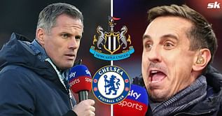 "Aren't scoring up there" - Gary Neville and Jamie Carragher make bold prediction for Newcastle v Chelsea