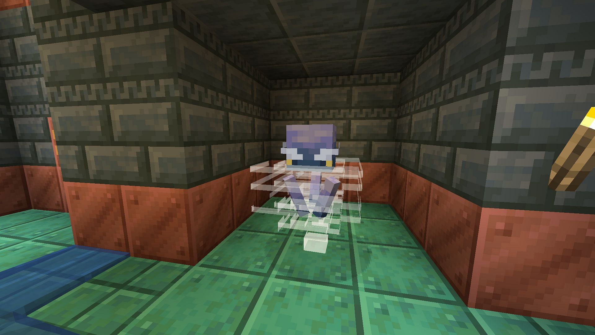Breeze is the new mob in Minecraft&#039;s trial chambers (Image via Mojang)