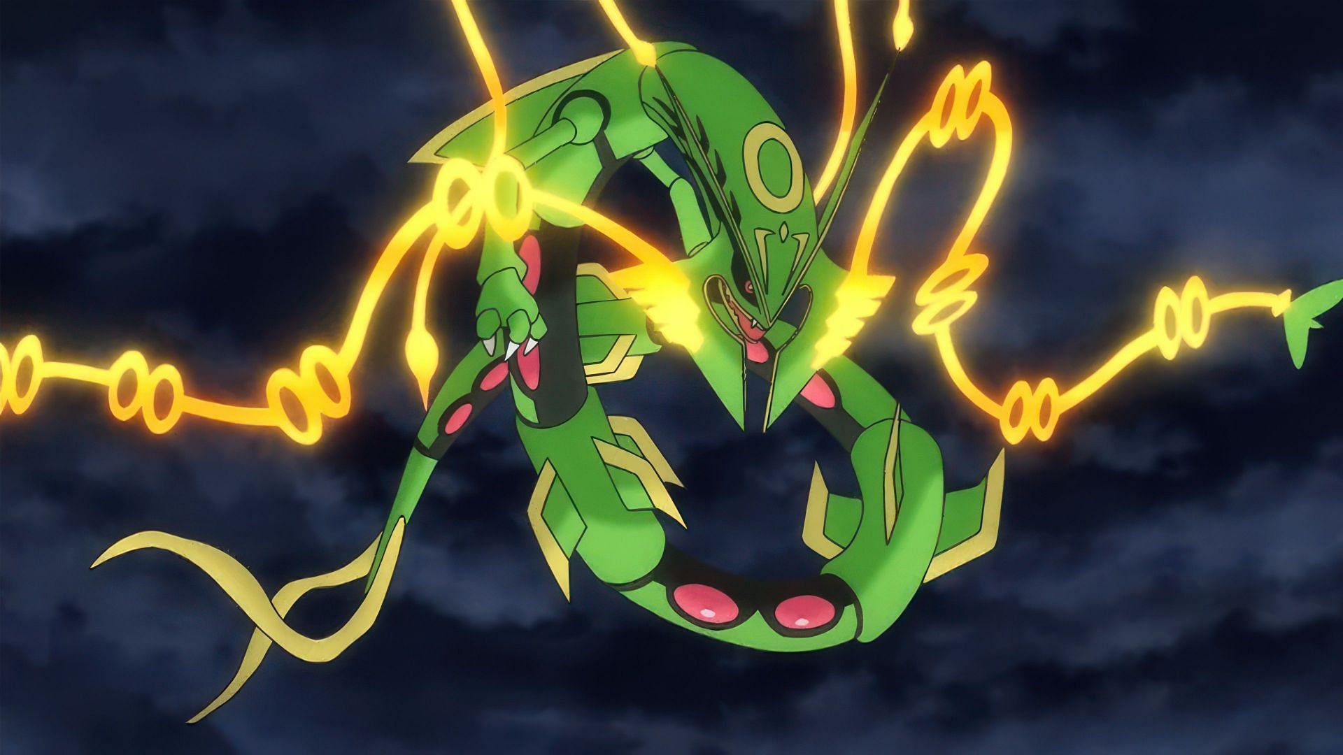 Mega Rayquaza in the anime (Image via TPC)