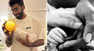 [Picture] “My little sunshine” – Jasprit Bumrah shares post with newborn baby, his wife Sanjana Ganeshan reacts