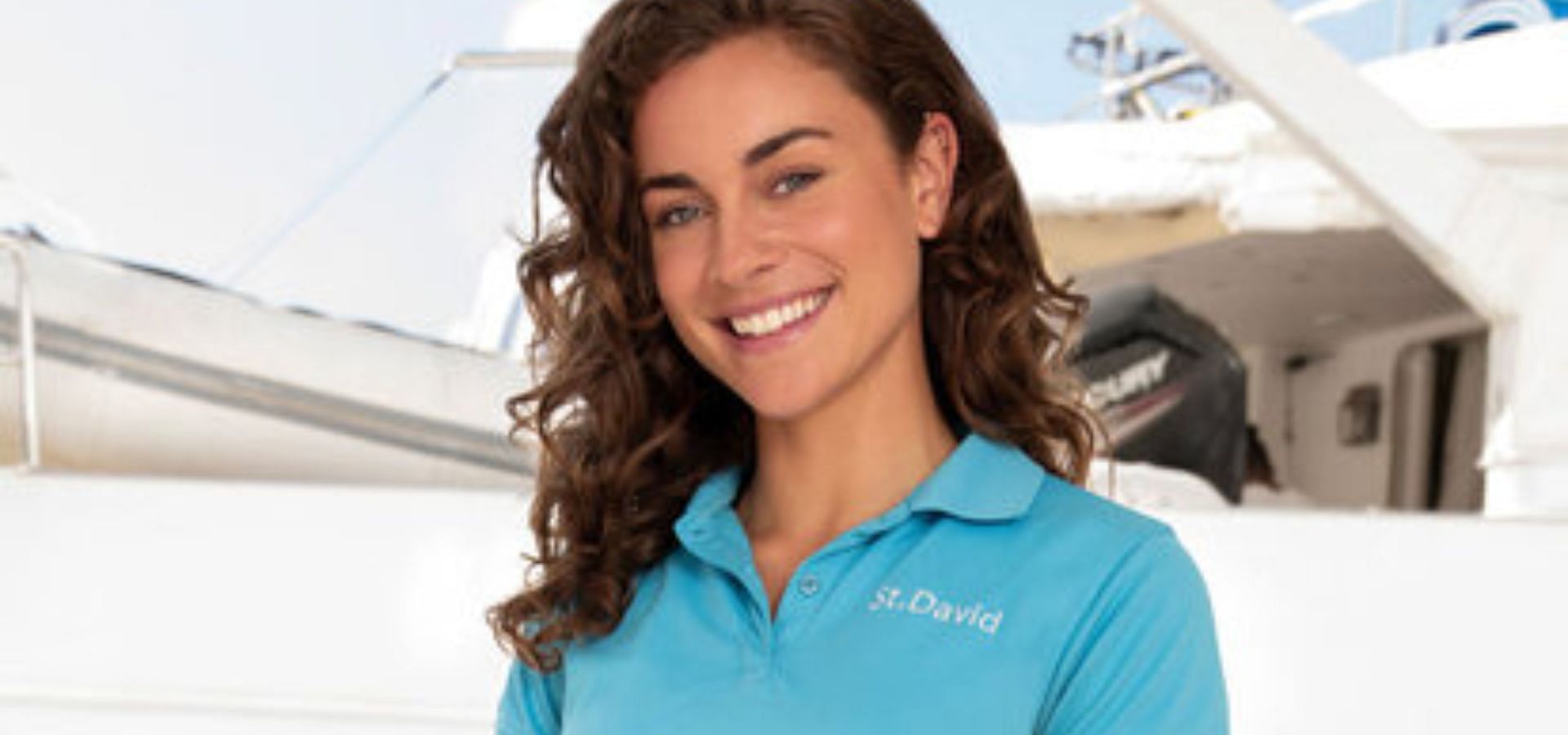 Deckhand Marie &#039;Sunny&#039; Marquis in her Below Deck Season 11 attire (image via BravoTV)