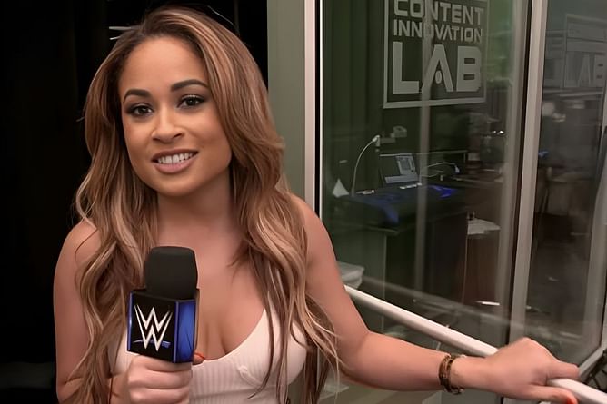 Kayla Braxton says WWE official is always 'happy' around her, makes funny claims