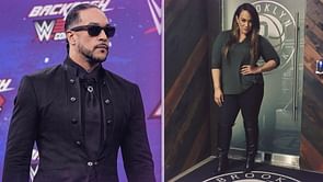 [PHOTO] Damian Priest and Nia Jax take diversion ahead of WWE Crown Jewel; break character for heroes