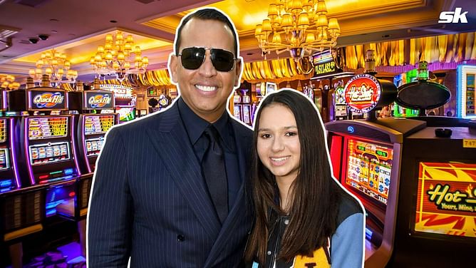 Yankees legend Alex Rodriguez and daughter Ella dabble in poker during quality daddy-daughter bonding