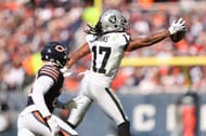 Davante Adams during Las Vegas Raiders v Chicago Bears