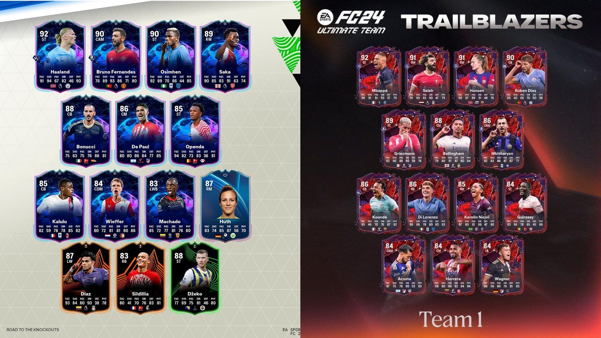 EA FC 24 84+ RTTK or Trailblazers Upgrade SBC How to complete, costs