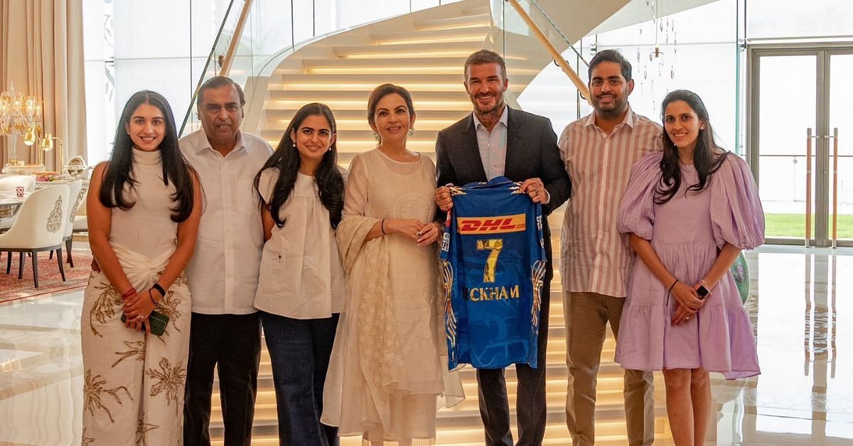 David Beckham is in India as a UNICEF Goodwill ambassador 