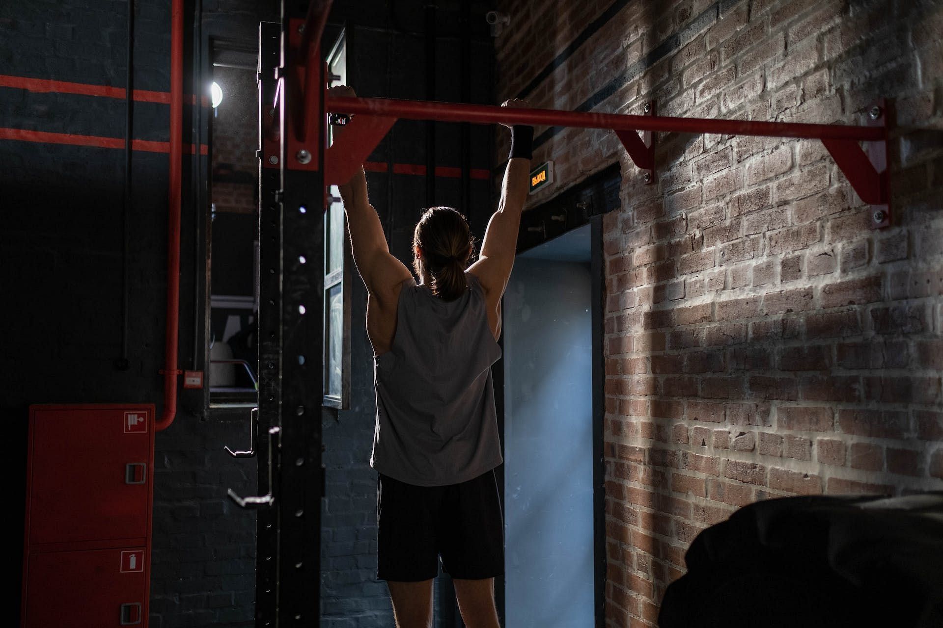 Pull-ups. (Image credits: Pexels/ Cottonbro-studio)