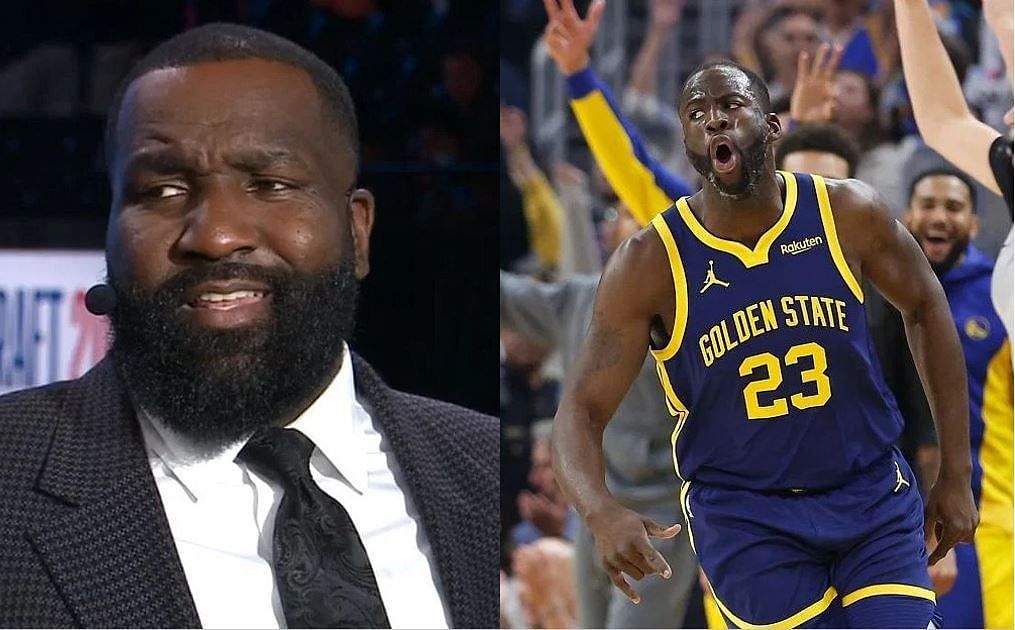 ESPN analyst Kendrick Perkins (L) wants a harsh punishment of 5 to 10 games suspension for Draymond Green