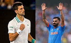 "Legendary" - Tennis icon Novak Djokovic congratulates Virat Kohli after his 50th ODI century in IND vs NZ 2023 World Cup semi-final