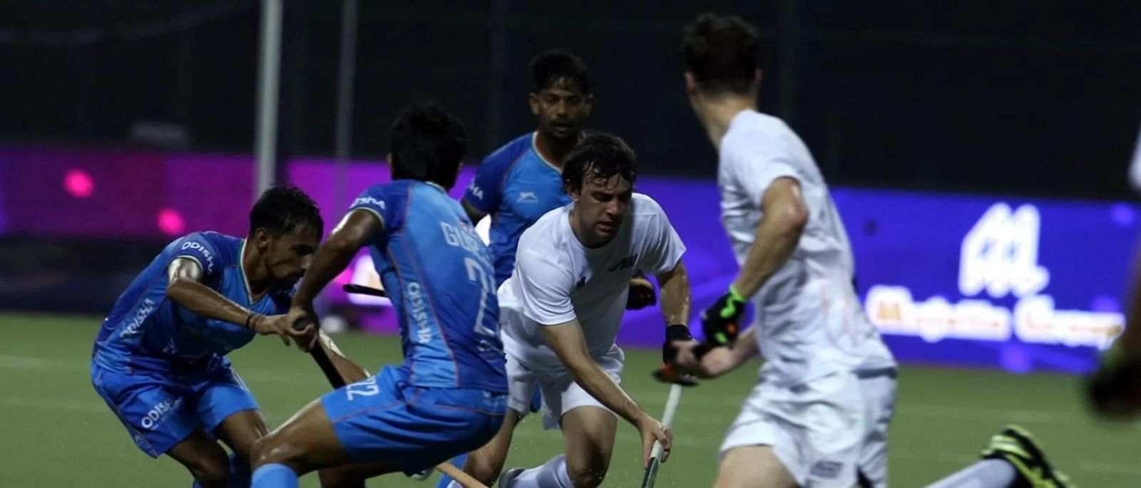 Indian Junior Hockey Team in action against New Zealand (Image Credits: Hockey India)