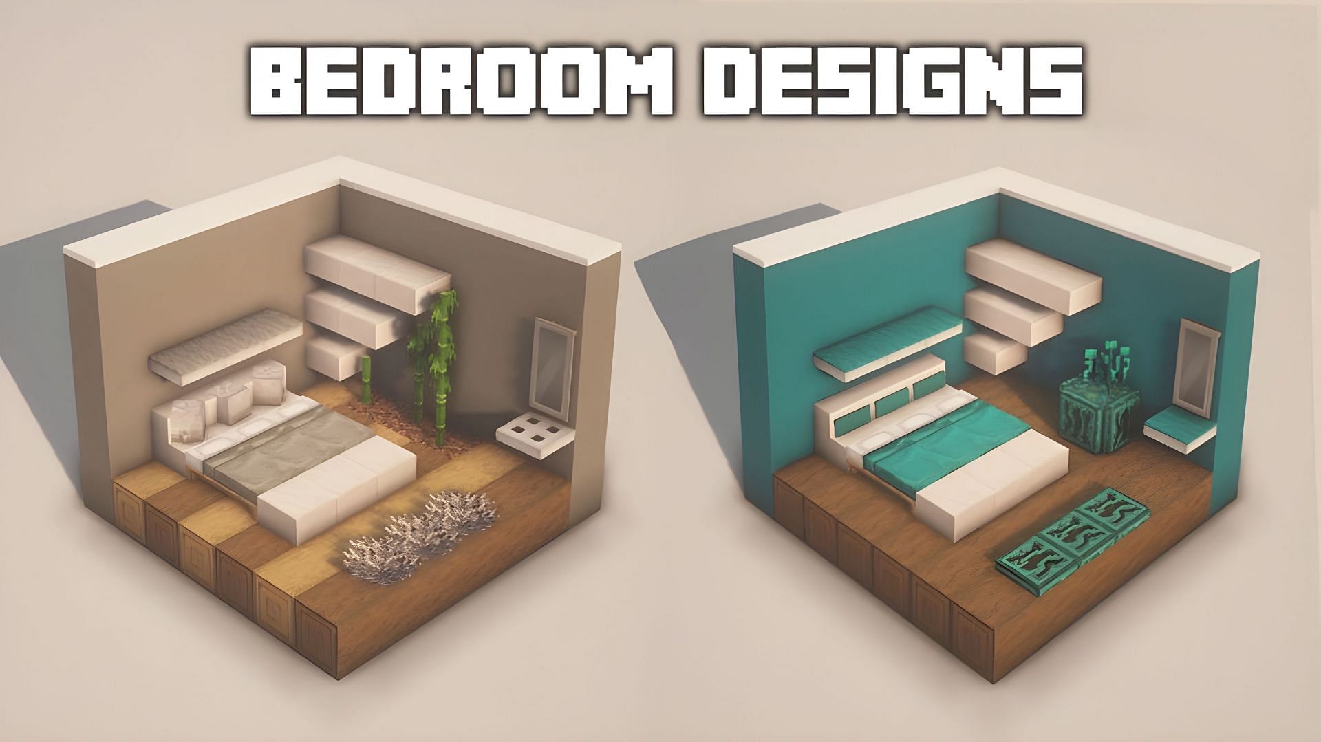 A beautiful bedroom is necessary for your Minecraft home (Image via Youtube/Phelps)