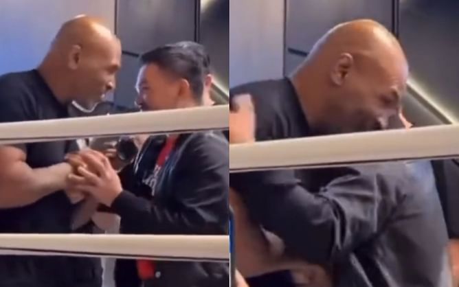 WATCH: Manny Pacquiao pays respect to Mike Tyson at opening of boxing gym