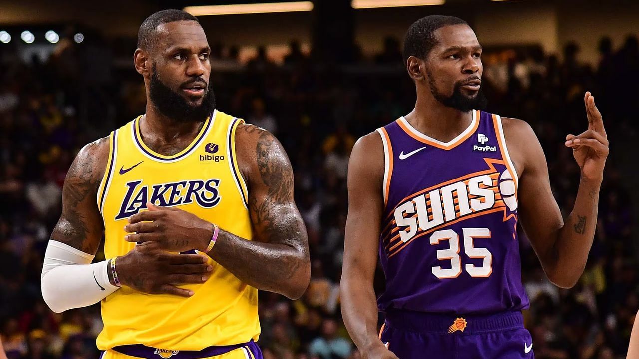 LeBron James and Kevin Durant are two of NBA history