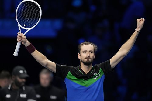 Daniil Medvedev at the 2023 ATP Finals.