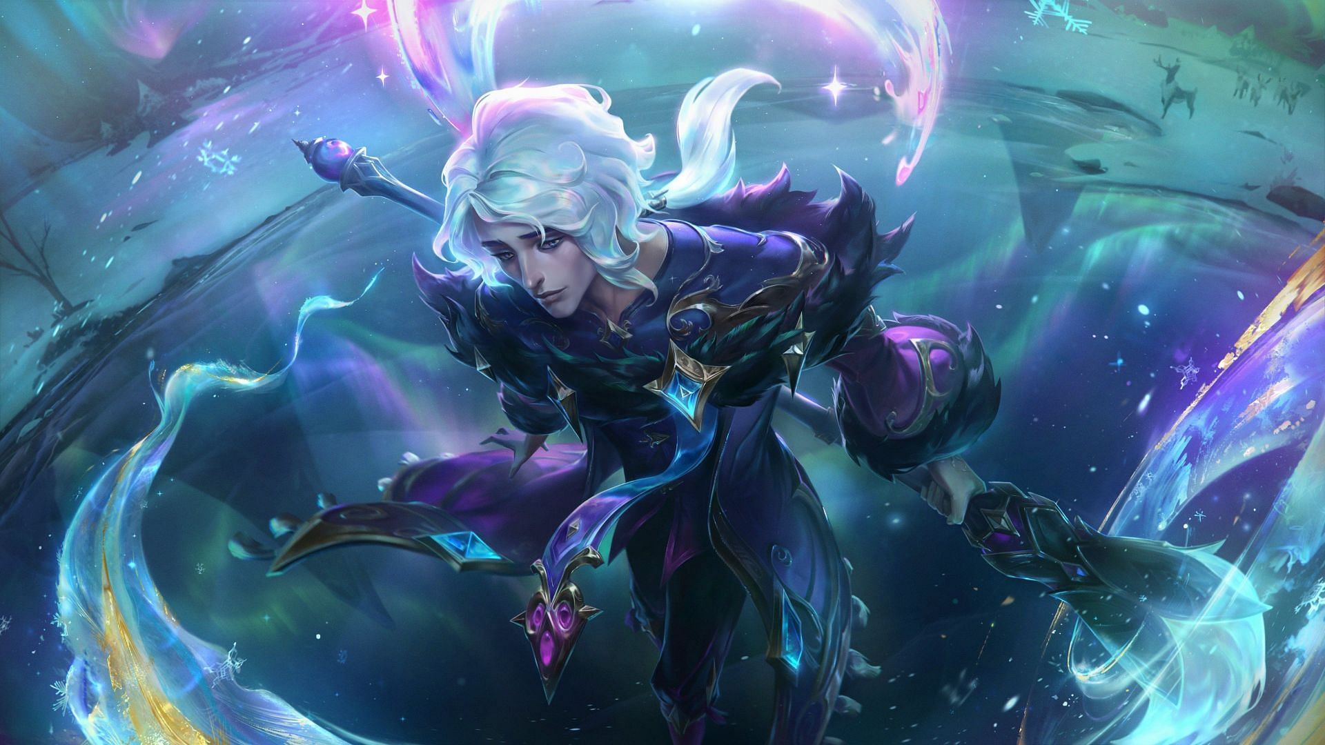 Winterblessed 2023 Hwei splash art (Image via Riot Games)