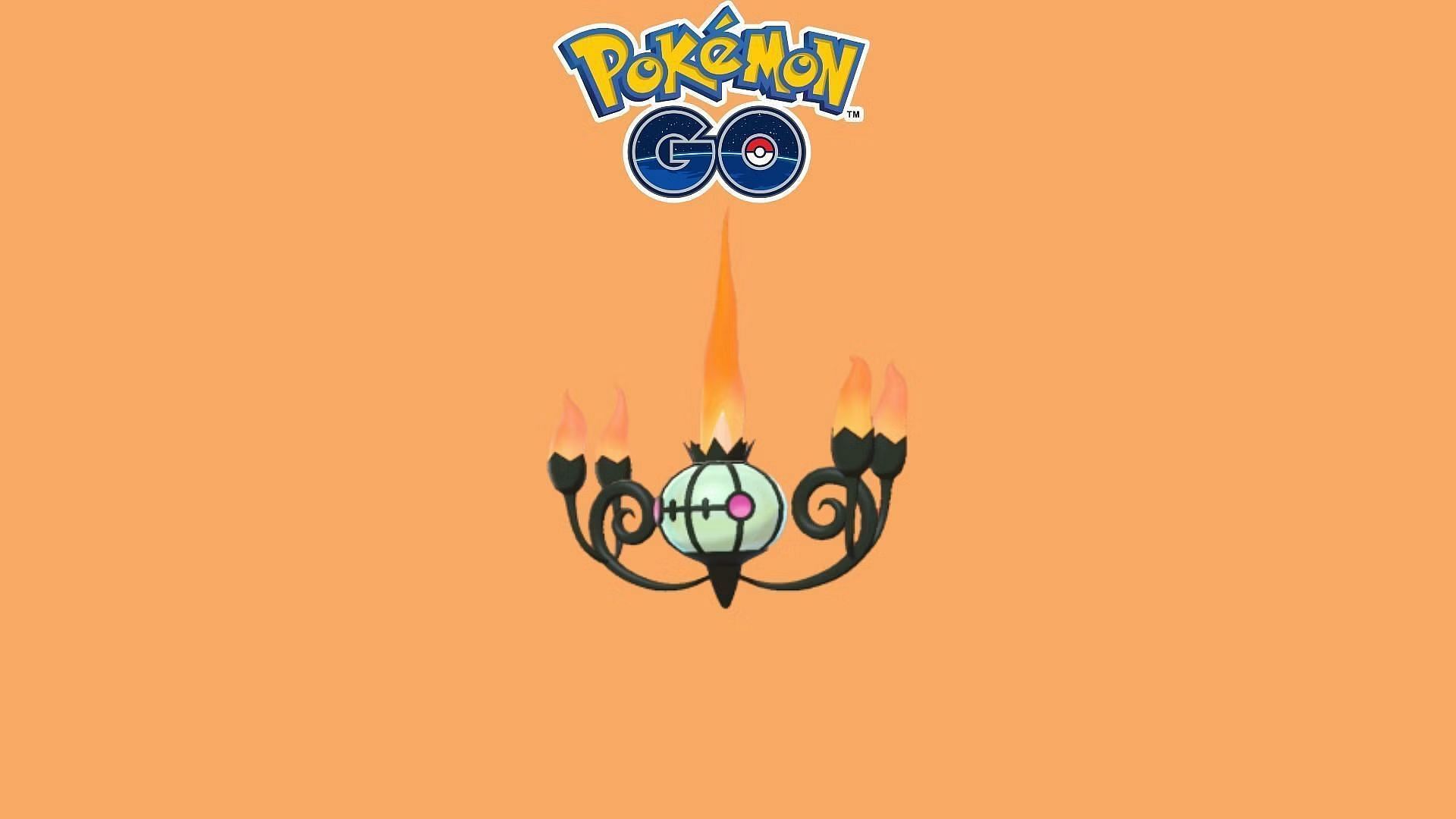 Shiny Chandelure (Image via Niantic/Sportskeeda)