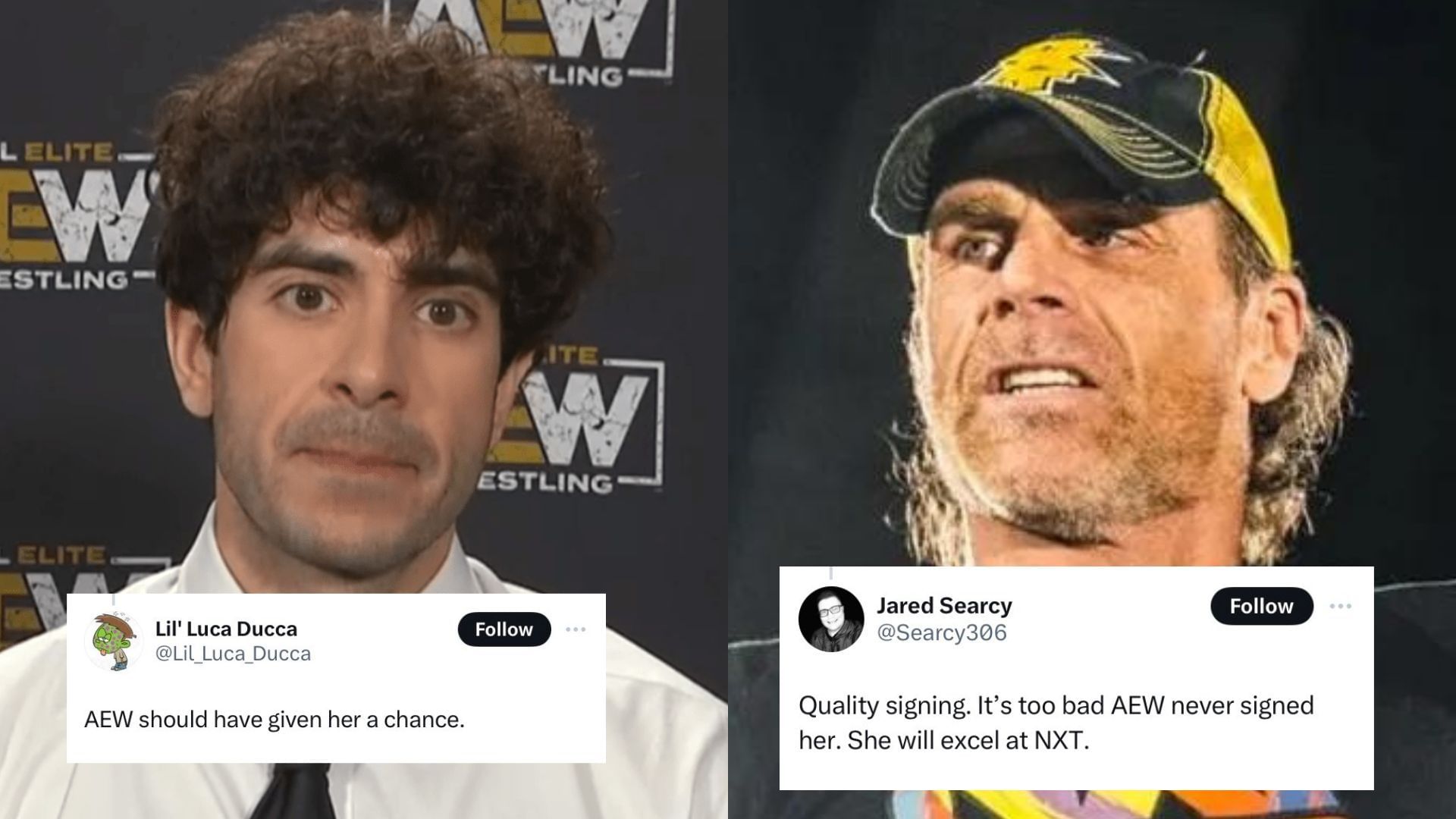 Fans have reacted to WWE signing a former AEW star