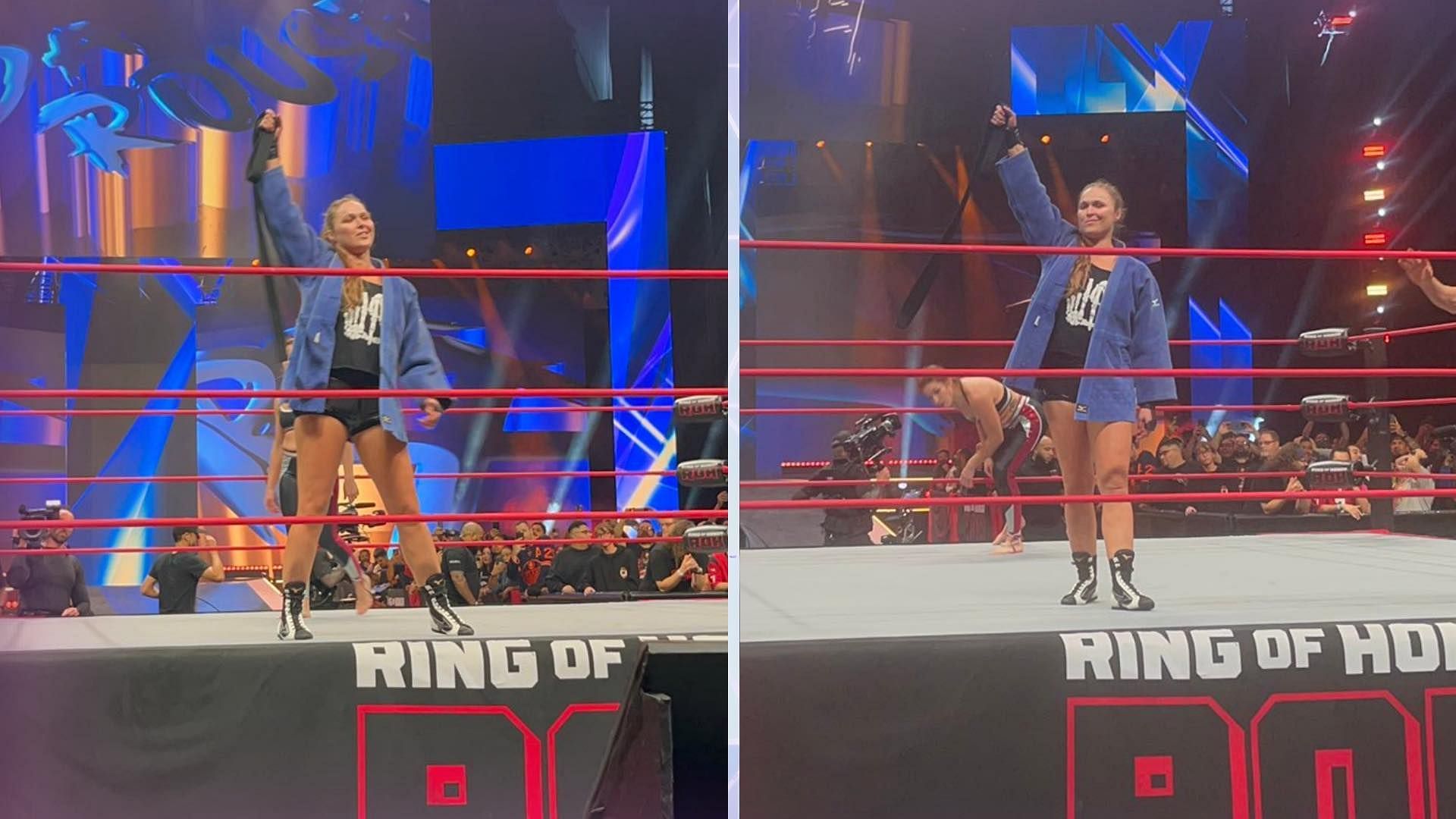 Wwe To Fire Back At Ronda Rousey S Roh Appearance By Pushing 43 Year Old Superstar Exploring