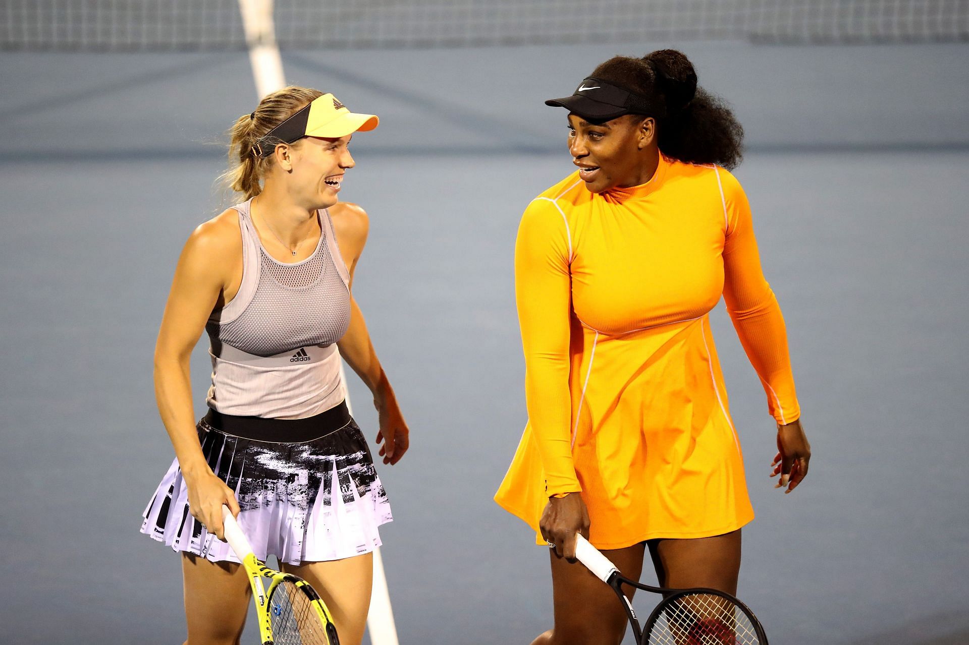 2020 Women&#039;s ASB Classic: Caroline Wozniacki and Williams