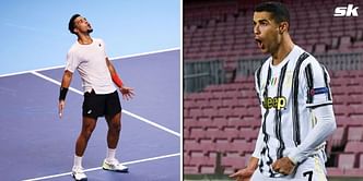 Arthur Fils imitates Cristiano Ronaldo's iconic celebration after beating Flavio Cobolli at the Next Gen ATP Finals