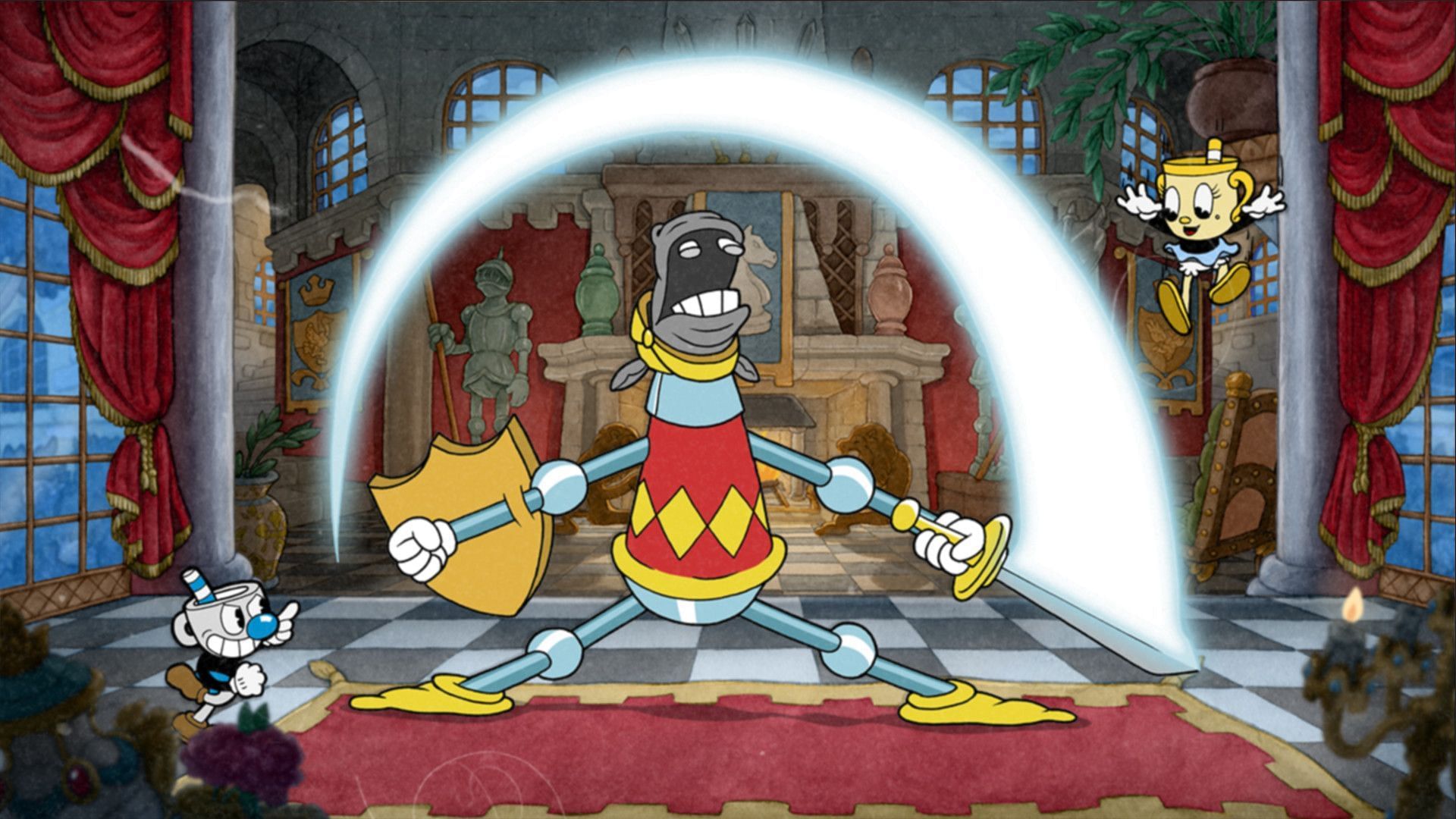 Every boss in Cuphead: The Delicious Last Course (Image via Studio MDHR)