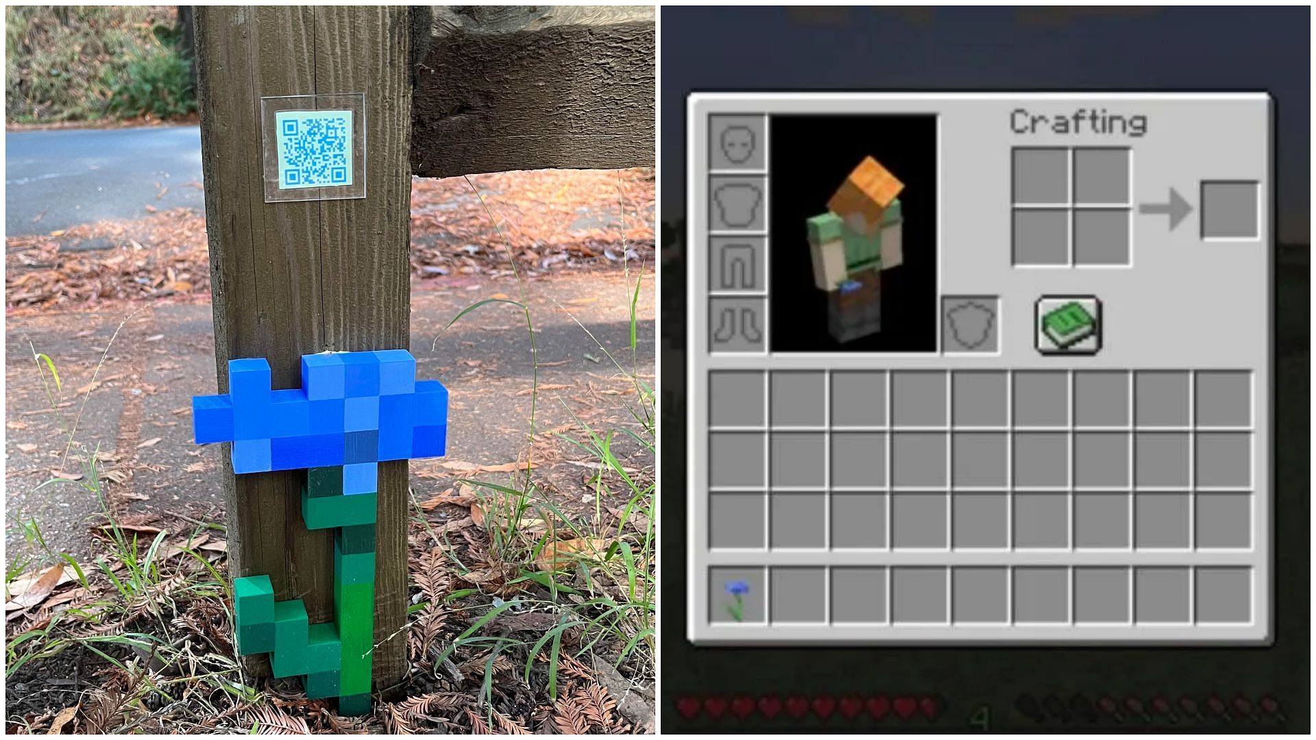 Minecraft Redditor creates a unique real life method of collecting Minecraft items (Image via Mojang) 
